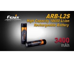FENIX BATTERIA ARB-L2S 18650 RICARICABILE 3400mAh 3.6v