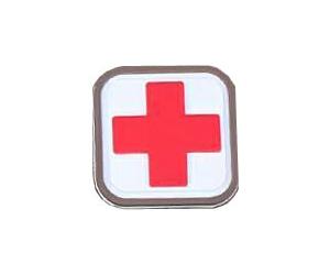 PATCH - RED CROSS MEDIC WHITE