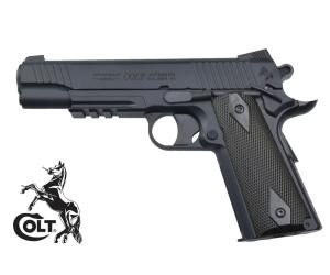 COLT 1911 M45A1 RAIL GUN METAL BLACK CANNA FISSA