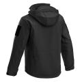 DEFCON 5 BLACK SOFT SHELL TACTICAL JACKET WITH HOOD - photo 1