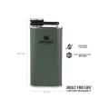 STANLEY CLASSIC EASY-FILL WIDE MOUTH FLASK 230ML HAMMERTONE GREEN - photo 2