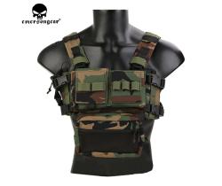 EMERSON GEAR MICRO FIGHT CHASSIS MK3 CHEST RIG WOODLAND