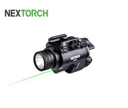 NEXTORCH WL23G LED TORCH 1300 LUMENENS AND GREEN LASER FOR WEAPON
