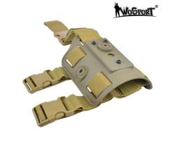 WOSPORT THIGH ADAPTER FOR HOLSTER TAN