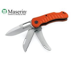 MASERIN MULTIPURPOSE HUNTING KNIFE MOD. JAGER G10 ORANGE