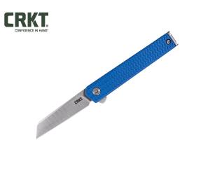 CRKT FOLDING KNIFE CEO CEO MICROFLIPPER BLUE SHEEPSFOOT by RICHARD ROGERS