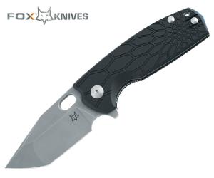 FOX VOX FOLDING KNIFE CORE TANTO BLACK BY JESPER VOXNAES FX-612 BS