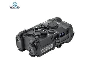 WADSN RED/IR OGL LASER POINTING SYSTEM WITH BLACK FULL METAL LED TORCH