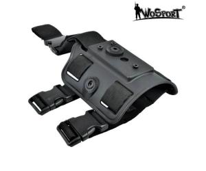 WOSPORT THIGH ADAPTER FOR HOLSTER BLACK