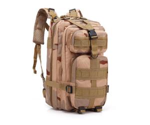 TACTICAL BACKPACK 30 LITERS DESERT THREE COLORS