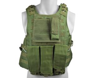 ROYAL TACTICAL PROFESSIONAL VEST WITH 6 GREEN POCKETS