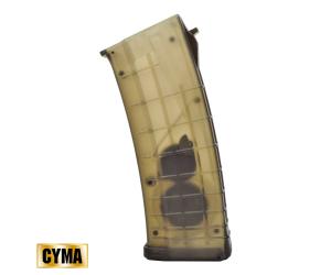 CYMA HI-CAP AK MAGAZINE 150 BBS IN TRANSPARENT POLYMER (copia) (copia)