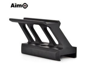 AIM-O CONNECTION WITH 1 "RISER FOR MINI RED DOT BLACK