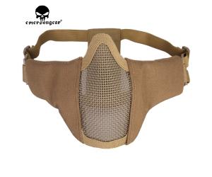 EMERSON GEAR TACTICAL MASK HALF NETWORK NEW COYOTE BROWN