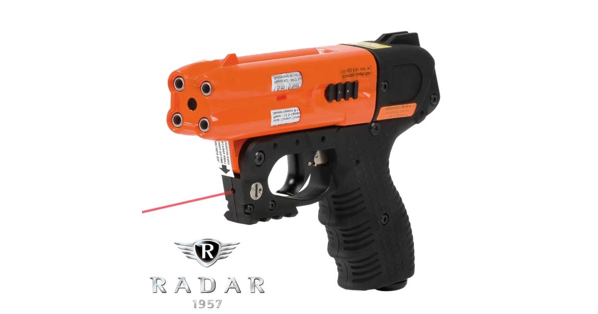 Vendita Radar pistola spray al peperoncino jet protector jpx4 con laser  integrato, vendita online Radar pistola spray al peperoncino jet protector  jpx4 con laser integrato