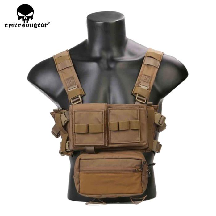 EMERSON GEAR MICRO FIGHT CHASSIS MK3 CHEST RIG COYOTE BROWN