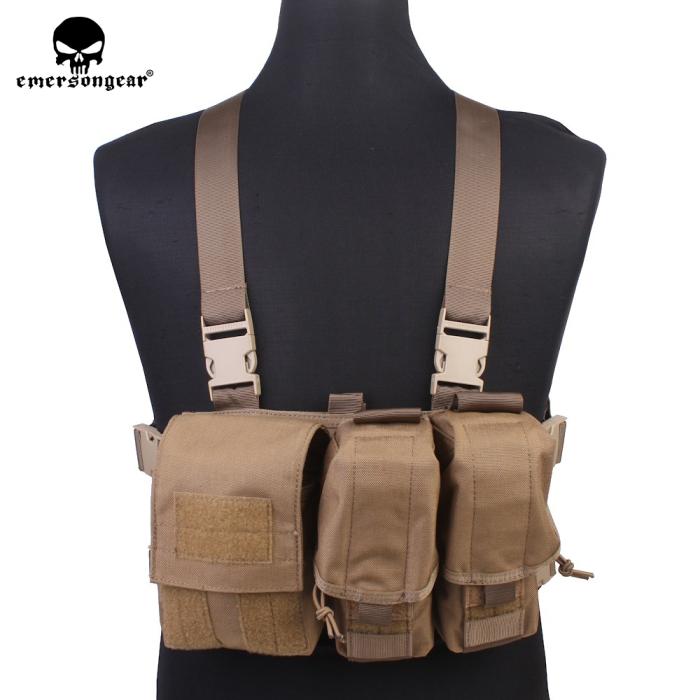 EMERSON GEAR COMBAT CHEST RIG COYOTE BROWN