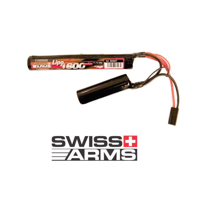 SWISS ARMS LIPO BATTERY 11.1V - 1600mAH 25C CRANE