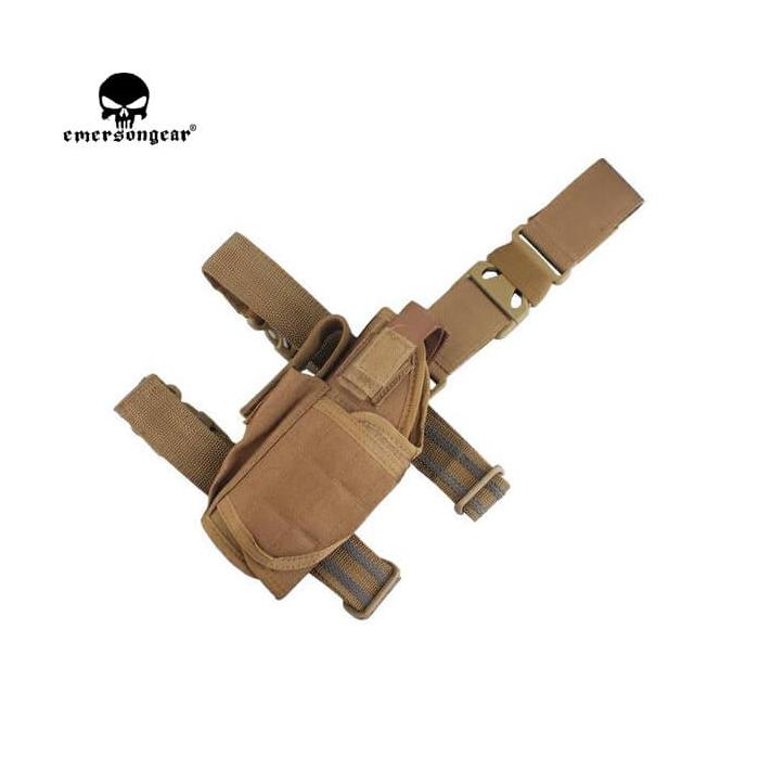 EMERSON THIGH HOLSTER TORNADO UNIVERSAL LEFT COYOTE BROWN