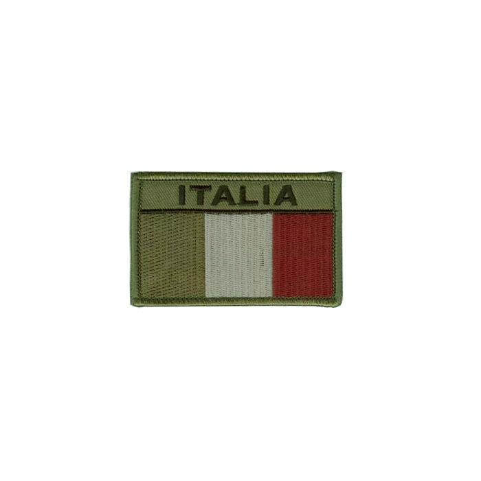 Vendita Patch - bandiera italia ricamata bassa visibilita, vendita online  Patch - bandiera italia ricamata bassa visibilita