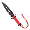 SCK SET 3x &quot;RED SKULL&quot; THROWING KNIVES WITH SHEATH - photo 1