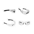 MECHANIX PROTECTIVE GLASSES TYPE N CLEAR FRAME CERTIFIED TRANSPARENT LENSES - photo 2
