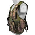 MULTICAM TACTICAL VEST WITH 10 POCKETS AND HOLSTER - photo 1