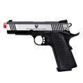 HFC 1911 TACTICAL PISTOL FULL METAL BLOWING BLACK / SILVER - photo 3
