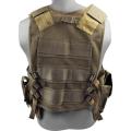 URBAN CAMO TACTICAL VEST WITH 10 POCKETS AND HOLSTER - photo 2