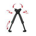 BIG DRAGON HANDLE WITH BIPED WITH QUICK OPEN EXTENSIBLE BLACK - photo 3