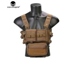 EMERSON GEAR MICRO FIGHT CHASSIS MK3 CHEST RIG COYOTE BROWN