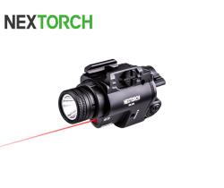 NEXTORCH WL23R LED TORCH 1300 LUMENENS AND RED LASER FOR WEAPON