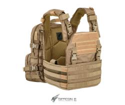 DEFCON 5 PLATE CARRIER TACTICAL + CORDURA 900D COYOTE TAN BACKPACK