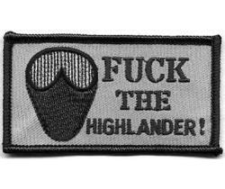 PATCH - FUCK THE HIGHLANDER TAN - EMBROIDERED