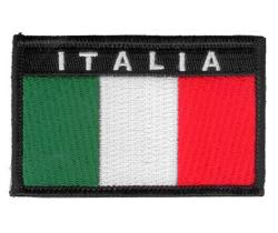 PATCH - EMBROIDERED ITALIAN FLAG