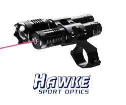 HAWKE COMBO LASER RED AND LED TORCH FOR OPTICS