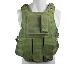 ROYAL TACTICAL PROFESSIONAL VEST WITH 6 GREEN POCKETS