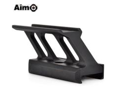 AIM-O CONNECTION WITH 1 "RISER FOR MINI RED DOT BLACK