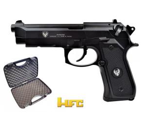 HFC M190 TACTICAL FULL METAL BLOWBACK BLACK WITH RIGID CASE
