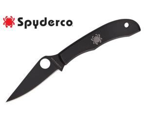 SPYDERCO HONEYBEE SPLIT BLACK FOLDING KNIFE