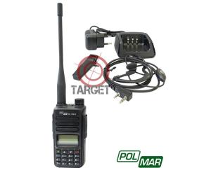 POLMAR PROFESSIONAL PORTABLE RADIO DB 10-MKII BI-BAND VHF / UHF 10 WATTS