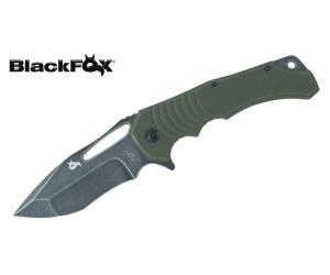FOX BLACKFOX FOLDING KNIFE HUGIN GREEN BF-721 G