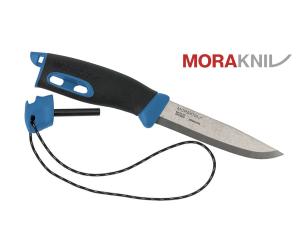 MORAKNIV COMPANION SPARK BLUE KNIFE WITH RIGID SHEATH