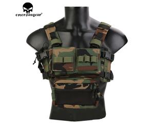 EMERSON GEAR MICRO FIGHT CHASSIS MK3 CHEST RIG WOODLAND