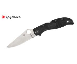 SPYDERCO FOLDING KNIFE STRETCH 2 XL FRN BLACK PLAIN