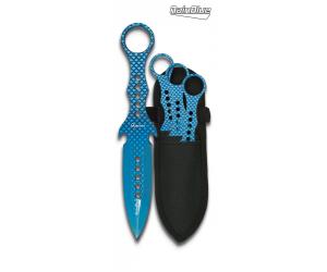 RAINBLUE 32453 SET 3x "SCALES" THROWING KNIVES WITH SHEATH