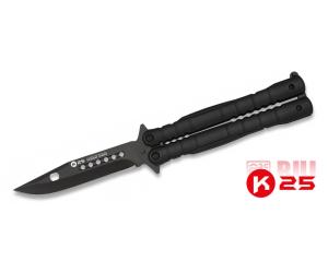 RUI KNIFE K25 02131 TACTICAL BUTTERFLY BLACK