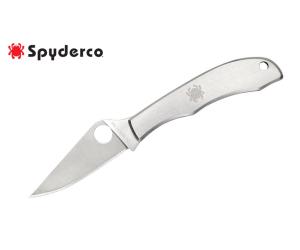 SPYDERCO HONEYBEE SPLIT STAINLESS FOLDING KNIFE