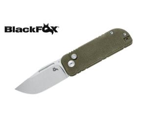 FOX BLACKFOX FOLDING KNIFE NU-BOWIE MICARTA GREEN BF-758 MI