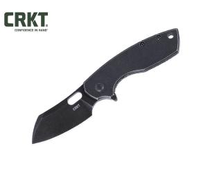CRKT PILAR LARGE STEEL BLACK FOLDING KNIFE by JESPER VOXNAES